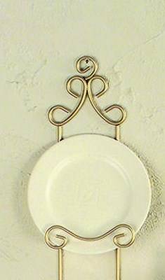 Single Plate Wall Hanger in Gold